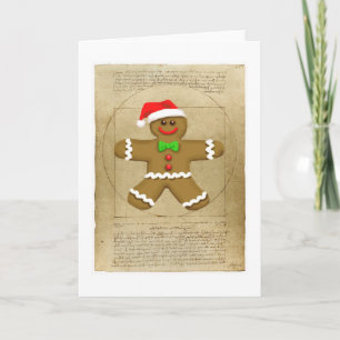 Gingerbread DaVinci greeting card Feestdagen Kaart