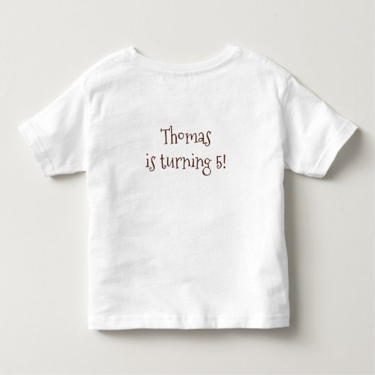Gingerbread decorating kinder shirts (Achterkant)