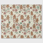 Gingerbread Delight Cadeaupapier (Vlak)