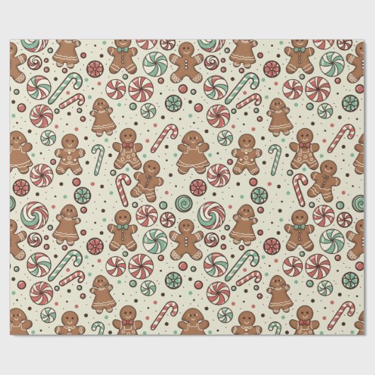 Gingerbread Delight Cadeaupapier (Vlak)