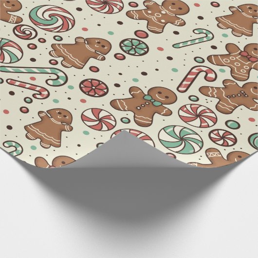 Gingerbread Delight Cadeaupapier (Hoek)