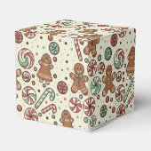 Gingerbread Delight Favor Box Bedankdoosjes (Achterkant)