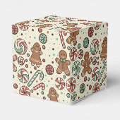 Gingerbread Delight Favor Doos Bedankdoosjes (Achterkant)