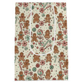 Gingerbread Delight Gift Bag Medium Cadeauzakje (Achterkant)