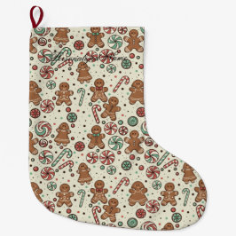 Gingerbread Delight Grote Kerstsok