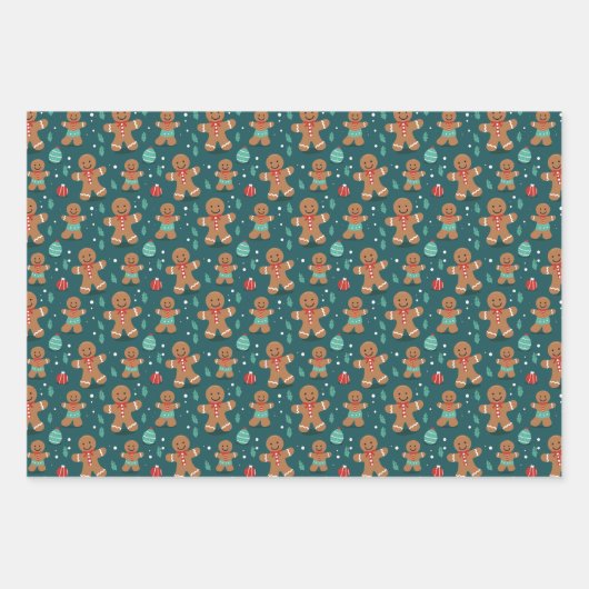 Gingerbread Delight inpakpapier (Voorkant 3)