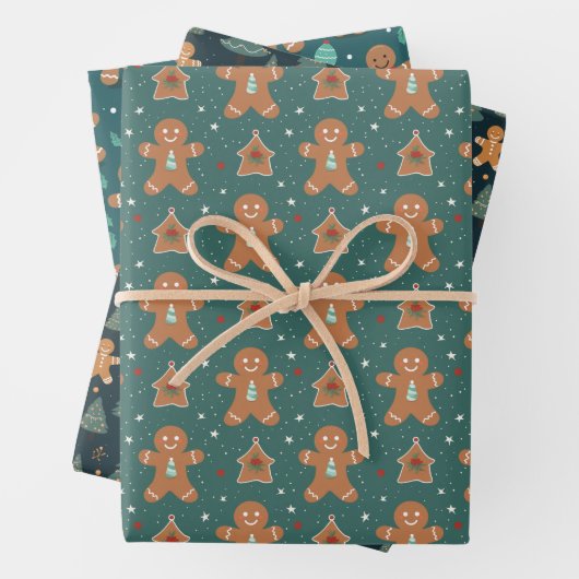 Gingerbread Delight inpakpapier (In situ)