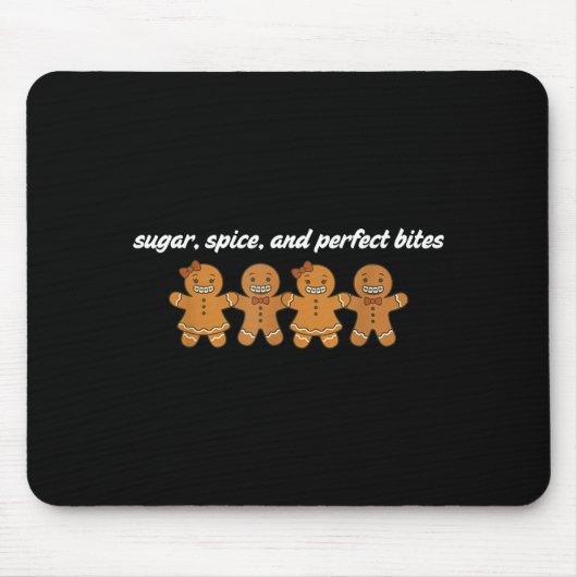 Gingerbread Dental Christmas Ortho Squad Orthodont Muismat (Voorkant)