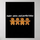 Gingerbread Dental Christmas Ortho Squad Orthodont Poster (Voorkant)