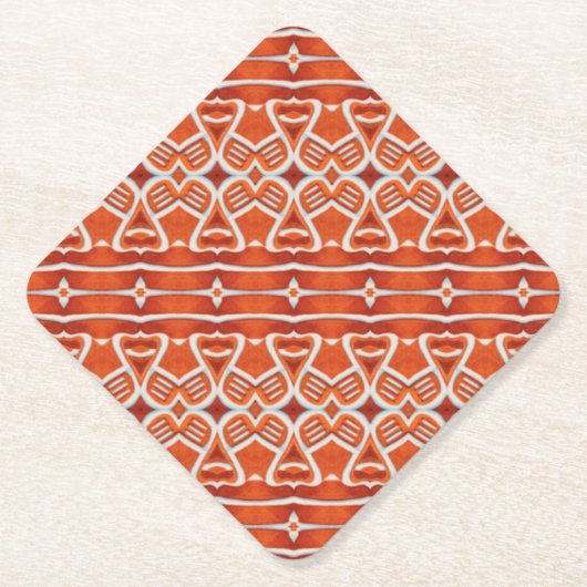GINGERBREAD Diamanten Onderzetters van Papier (Voorkant)