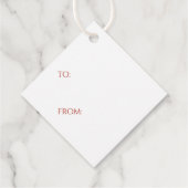 GINGERBREAD Diamond Gift Labels (Achterkant)