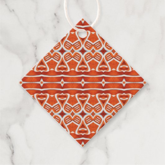 GINGERBREAD Diamond Gift Labels (Voorkant)