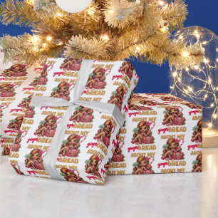 Gingerbread Diva Grappig Urban Christmas Cadeaupapier