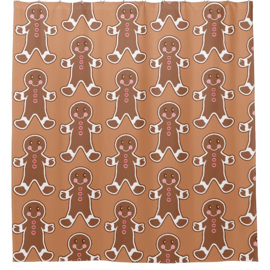 Gingerbread douchegordijn  (Voorkant)