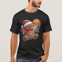 Gingerbread Dunk spelen basketbal Kerstmis