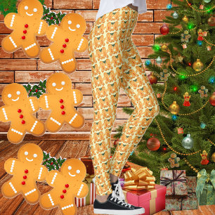 Gingerbread en Holly - Kerst Leggings