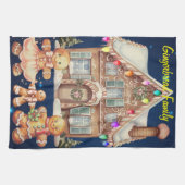 Gingerbread Familie Theedoek (Horizontaal)