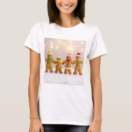 Gingerbread Family Christmas T-shirt