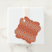 GINGERBREAD Fancy Vierkante Gift Labels (In situ)