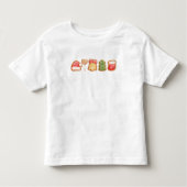 Gingerbread Festive Cool Trendy Kerstmis Kinder Shirts (Voorkant)