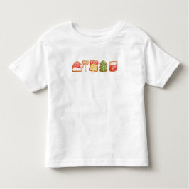 Gingerbread Festive Cool Trendy Kerstmis Kinder Shirts