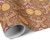 Gingerbread Flex 6-7 Meme Holiday Cadeaupapier (Rol Hoek)