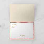 Gingerbread Fun Holiday Dank u wel Bedankkaart (Binnen)