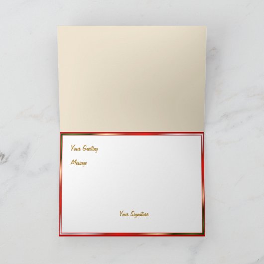 Gingerbread Fun Holiday Dank u wel Bedankkaart (Binnen)