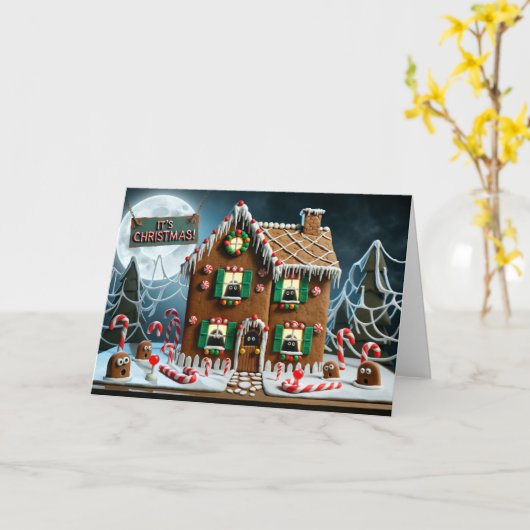 Gingerbread Gala Kaart (Gele Bloem)