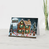 Gingerbread Gala Kaart (Voorkant)