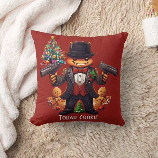 Gingerbread Gangster Kussen (Deken)