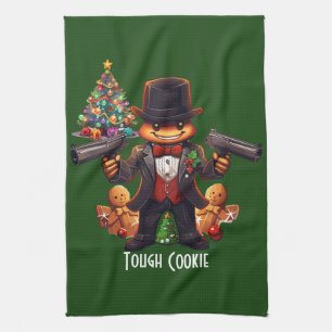 Gingerbread Gangster Theedoek