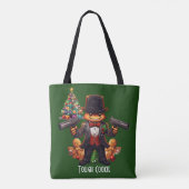 Gingerbread Gangster Tote Bag (Achterkant)