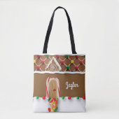 Gingerbread Gepersonaliseerde Canvas tas (Voorkant)