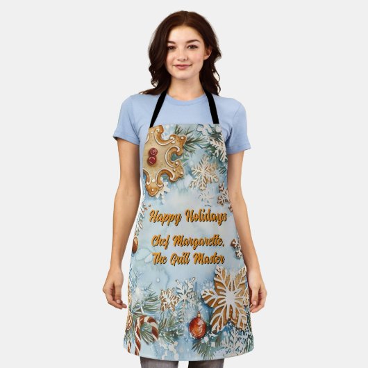 Gingerbread Gepersonaliseerde Grill Master Chef Ho Schort (Gedragen)