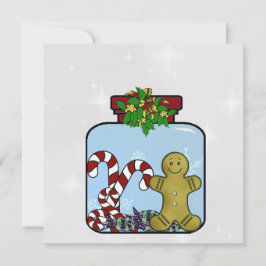 Gingerbread Gepersonaliseerde Kerst Kaart