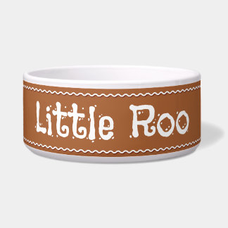 Gingerbread Gepersonaliseerde Pet Bowl Voerbakje