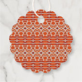 GINGERBREAD Geschulpte Ronde "Handgemaakte" Labels (Achterkant)