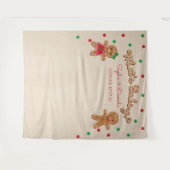 Gingerbread geslacht onthulling banner foto achter wandkleed (Voorkant (horizontaal))