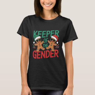 Gingerbread Geslacht Reveal Bewaarder Van Het Gesl T-shirt