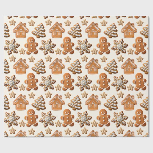 Gingerbread Gift Cadeaupapier (Vlak)