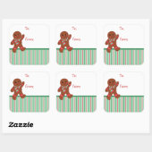 Gingerbread Gift Label Stickers (Vel)