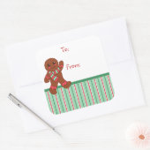 Gingerbread Gift Label Stickers (Envelop)