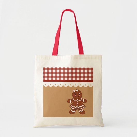 Gingerbread Girl Bag Tote Bag (Voorkant)