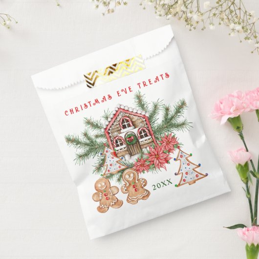 Gingerbread Girl Boy Candy Cane Kerstmis Bedankzakje (Gezegeld)