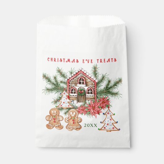 Gingerbread Girl Boy Candy Cane Kerstmis Bedankzakje (Voorkant)