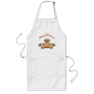 Gingerbread Girl Country Christmas Lang Schort