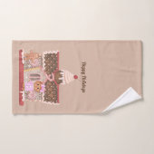 Gingerbread Girl en het Christmas Snoep House Handdoek (Handdoek)