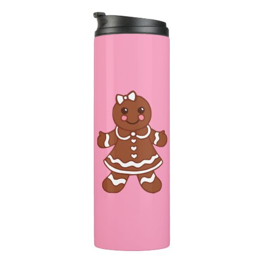 Gingerbread Girl Thermal Tumbler  Thermosbeker (Geroteerd rechts)