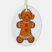 GINGERBREAD GIRL VAN SHARON SHARPE KERAMISCH ORNAMENT (Rechts)